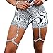 Nicute Multilayered Body Chain Silver Leg Chains Summer Beach Thigh Body Jewelry for Women and Girls