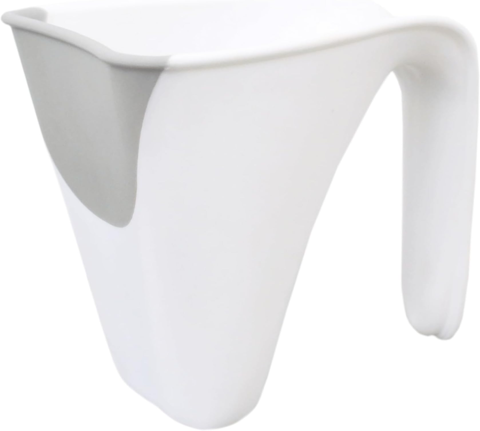 Shnuggle Bath Rinse Jug | Soft Rim Baby & Toddler Shampoo Rinser | Bath Hair Rinsing Cup | Hair Wash Jug with Handle | Essential Bath Accessories | White/Grey