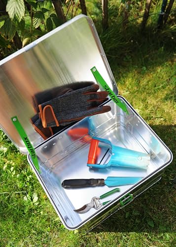 ALUTEC Aluminiumbox Starbox 140 (Inhalt 140 l, Außenmaße (LxBxH) 900 x 480 x 380 mm, staub-/spritzwassergeschützt, inkl. Fanbänder, Werkzeugbox, Aufbewahrungskiste, Gewicht 5,8 kg) 26140