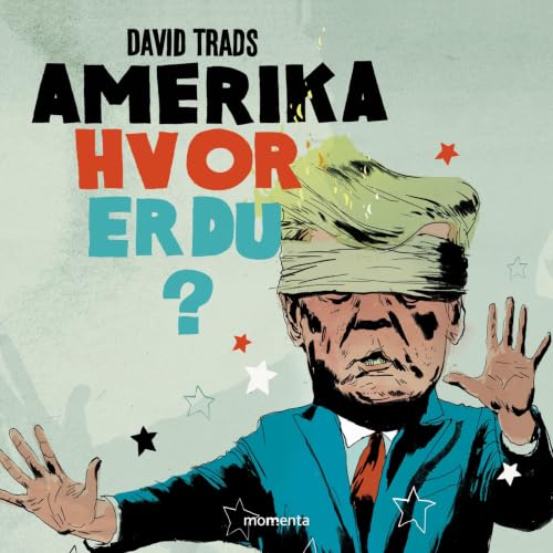 Diseño de la portada del título Amerika, hvor er du?
