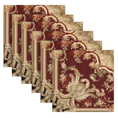 Servilletas de Tela Multicolor 20 x 20 pulgadas Pack 6 miniatura 2