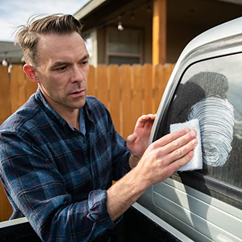 Glasweld Proclean Hard Water Spot Remover Kit - Hard Water Remover For Water Spots On Glass, Metal & More - Includes Applicator Pad - Water Stain Remover For Glass, Shower Door Cleaner & Car Window #TOP6