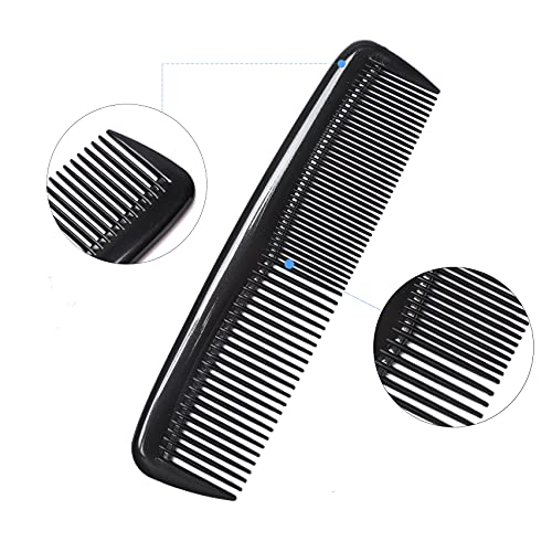 Etercycle 24 Pieces Pocket Hair Combs, 5 Inch Unbreakable Black Comb Great For Travel Used On All Hair Types - Men's Hair, Women's Hair, Beard, Mustache And Sideburns #TOP2