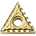 Kyocera TNMG 331XQ CA025P Grade CVD Carbide, 0 Degree, Triangle, Negative Rake Angle, Neutral Turning Insert for Light Interruption and Medium in (P) Carbon/Alloy Steel (10 Pieces)
