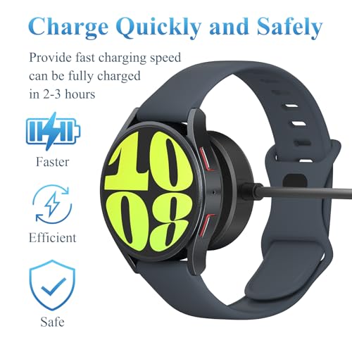 Image of Tobfit 50CM Magnetic USB-C Charging Cable for Samsung Galaxy Watch 7, Replacement Type-C Charging Dock Compatible with Galaxy Watch 8 /7 /6 /5 /4 /3, Classic & Pro Models (50CM / 1.6ft)