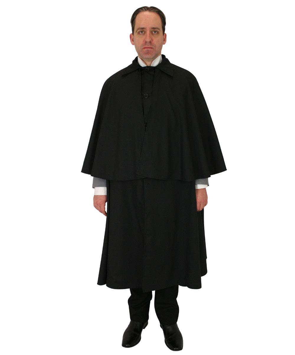 Historical EmporiumMen's 100% Cotton Inverness Dress Cape