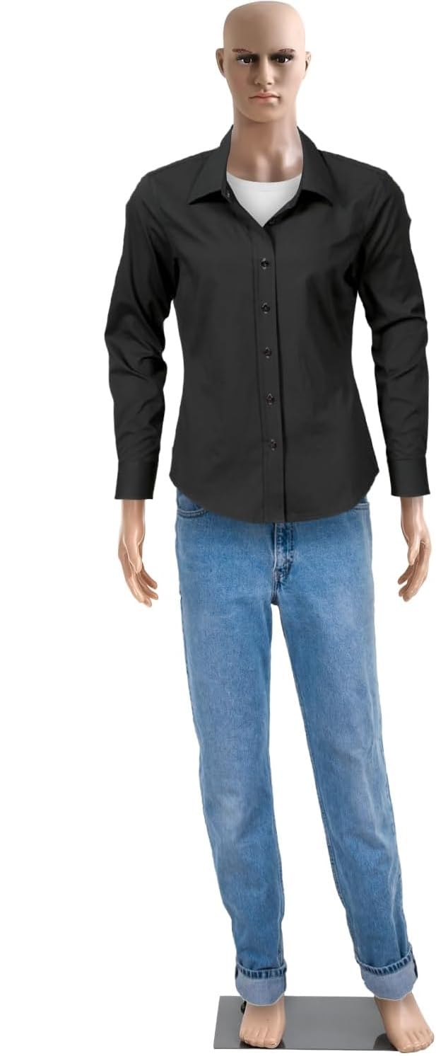 Ravizaa Male Straight Full Body Mannequin Display 6 Feet Skin Color (Pack of 1)