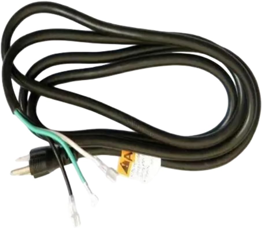 Power Supply Line Cord Wire Harness 3 Prong Pure Copper Ac Power Tool Cable Durable OEM Electric Cable P/N 031229 for Exercise Treadmill Part Work with FreeMotion Epic Image