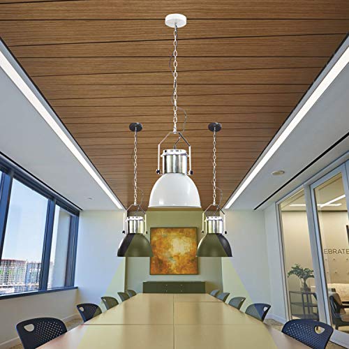 DRULINE Industriële lamp, hanglamp, eettafel, hanglamp, woonkamer, hanglamp, eettafel, eettafellamp, eetkamerlamp… - Afbeelding 7