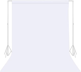 TRLYC White Photography Backdrop - 6 x 9 FT White Backdrops for Photoshoot Background Screen for Photo Backdrop Video Photography Studio Photo Backgrounds Background Screen Parties