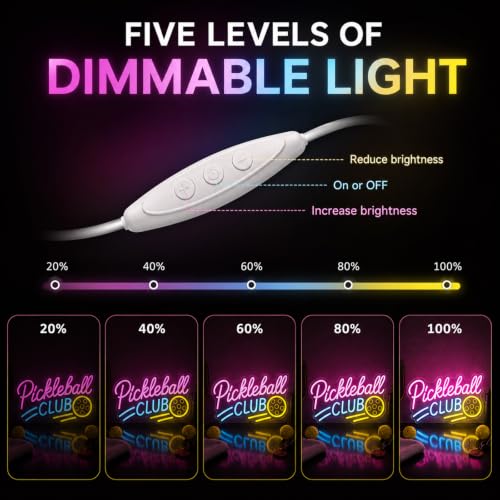 Image of Pickleball Neon Sign LED Light