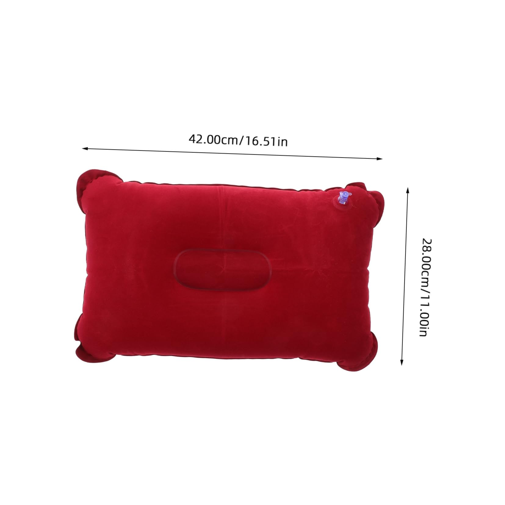 NAMOARLY Inflatable Travel Back Pillow Portable Camping Pillow for Sleeping Office Resting and Outdoor Use Thickened Design for Comfort The Go