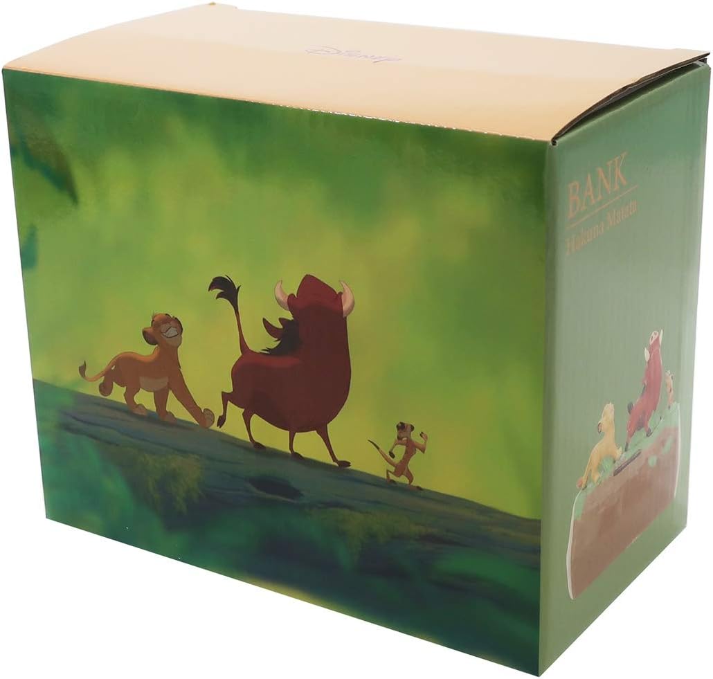 Sun Art Figurine Brown 5.9 inches (15 cm) Disney Lion King Piggy Bank Hakuna Matata SAN3084