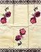DESIGNER GUEST NAPKINS / 16 PC COUNT (Burgundy Floral, Guest: 15.66 in  x  11.66 in)