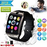 ☺【Funciona sobre su expectativa】☺: Fácil de conectar a sus teléfonos inteligentes y el teléfono con altavoz funciona sin problemas. La voz del reloj del teléfono celular es clara y fuerte. Escucha música y realiza llamadas desde tu reloj de forma gratuita.