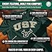 Campus Colors NCAA Adult Gameday Cotton T-Shirt - Premium Quality - Semi-Fitted Style - Officially Licensed Product (USF Bulls - Green, Medium)