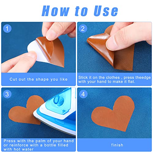 image for Jexine 30 Pieces Nylon Repair Patches Self Adhesive Tent Patches Water