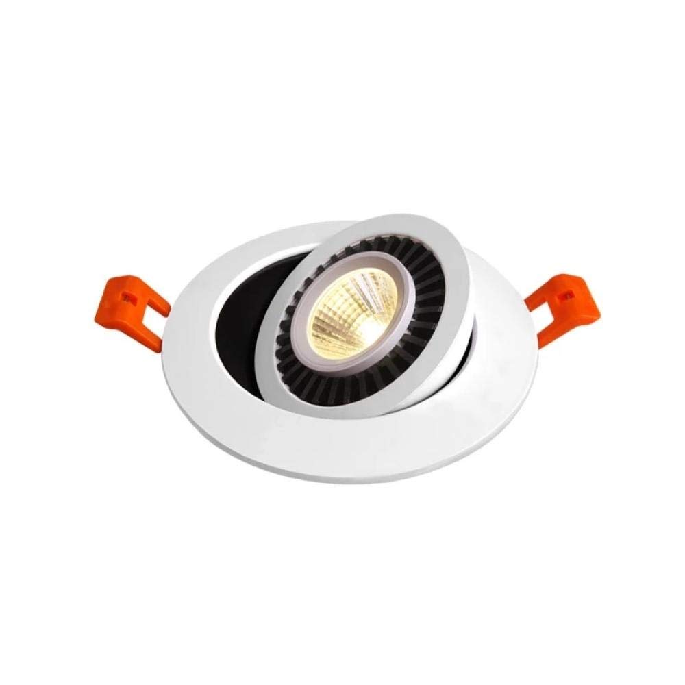 Oprawa LED Downlight 5w 7w 10w Wpuszczana lampa sufitowa Obrót o 360 stopni Oświetlenie punktowe-Natural_White_10W
