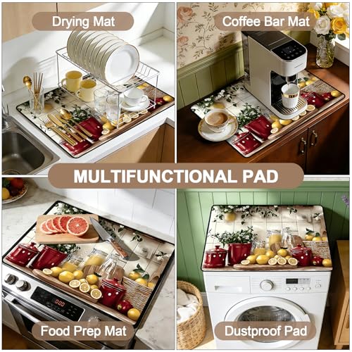 Image of Stove Top Cover for Electric Stoves: All-in-One Heat-Resistant Protector Mat, Non-Slip Kitchen Counter Mat 28''x20''