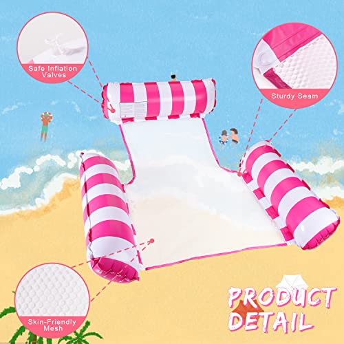 Orifinter Luftmatratze Pool, Pool Spielzeug 4 IN 1 Wasserhängematte Erwachsene, Wasserspielzeug Pool Zubehör, Pool… – Bild 4