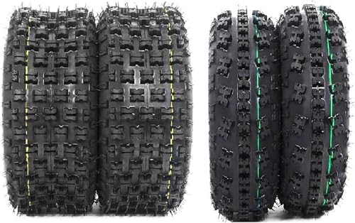 SunF A027 ATV/UTV Knobby Tires - 20x10-9 Sport Race 6PR All-Terrain Pair (Set Of 2)