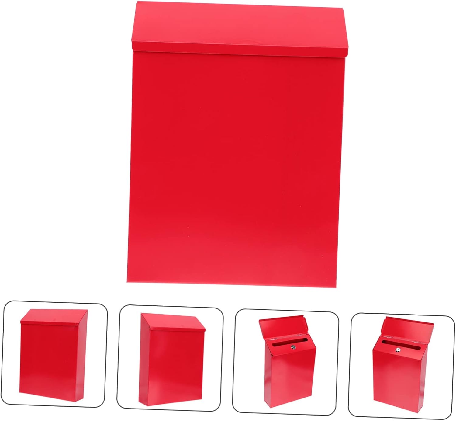 LIFKOME European Wall Mount Mailbox Waterproof Multi-Functional Mail Letter Post Box