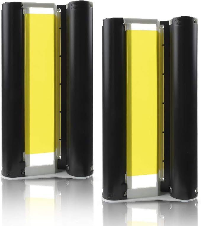 Pristar Cartuchos de tinta compatibles de repuesto para KP-108IN KP108  Paquete de 2 cartuchos de tinta de color para Canon Selphy CP1200 CP1300  CP910 CP900 impresora fotográfica compacta inalámbrica de 4 x 6, 3.937 x  5.827 in (sin  - Amazon.com