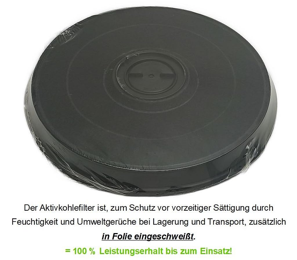 Lot de 2 filtres à charbon de rechange pour Eff54, EFF57 ehfc57, ehfv, e3cff57 – Convient à AEG Electrolux Zanussi 5029467700, 5029467700/5 Filtre à charbon actif/Filtre anti-odeurs