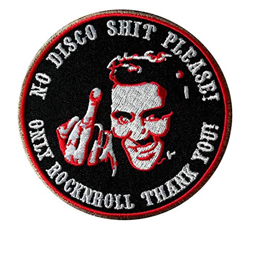 ELVIS King Rock n Roll Vegus parche patch bordado con logotipo para planchar de hierro en apliques