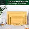 ROYAL CRAFT WOOD Cutting Board Stand for Cutting Board Sets, Chopping Boards Rack Organizer that Holds up to 3 Cutting Boards to 0.6 Inches Thick #4