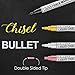 Kassa 8-Pack Erasable Liquid Chalk Metallic Markers, for Chalkboard, Windows, Glass or Mirrors & More; Non-Toxic Washable Marker Pens with Reversible Dual Tip! Ideal for Home, School, & Office Use!