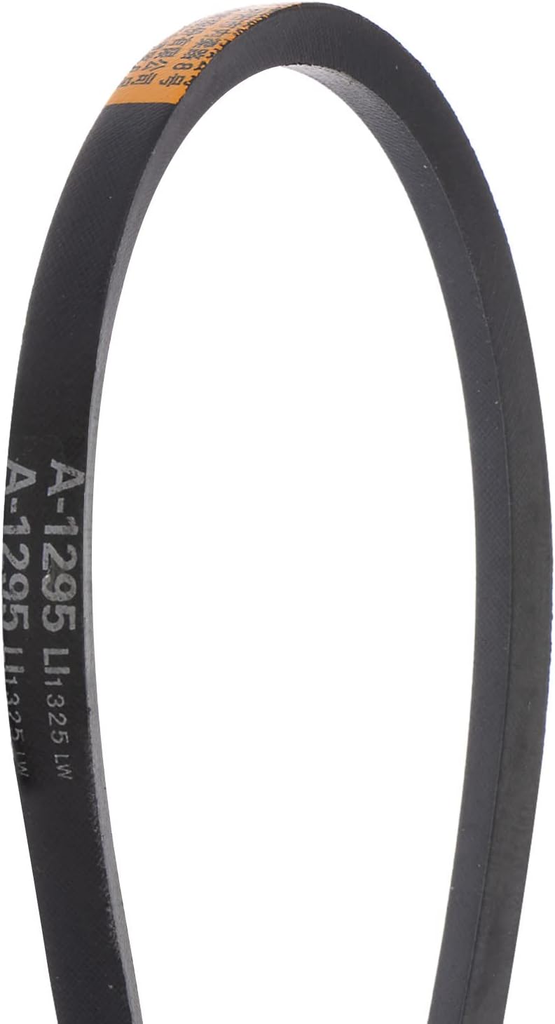 sourcing map A-1295 V-Belts Drive Belt 1295mm Inner 13mm Width 8mm Thickness Girth Rubber for Power Transmission