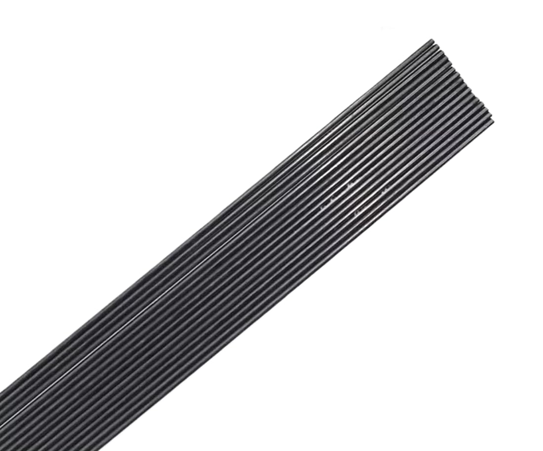 Electrodos de tungsteno, varillas de tungsteno, agujas de tungsteno, electrodos para soldadura TIG de 450 mm de largo, electrodos de tungsteno de soldadura TIG. Diámetro: 1,6 mm, 10