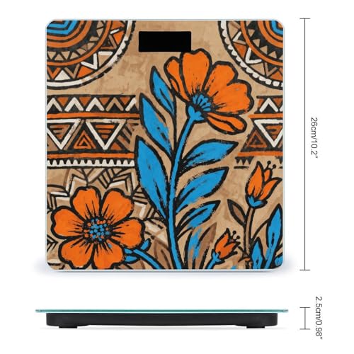Báscula digital de baño con diseño Wild Flower miniatura 2