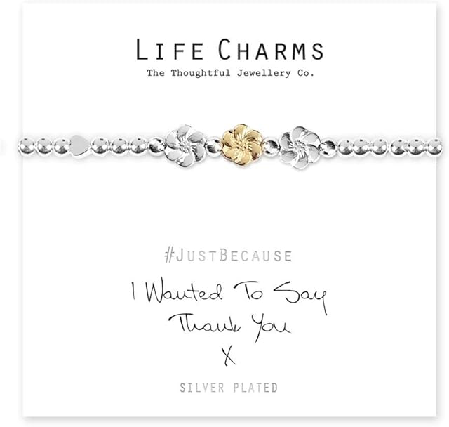 Life Charms I Wanted To Say Thank You Bracelet