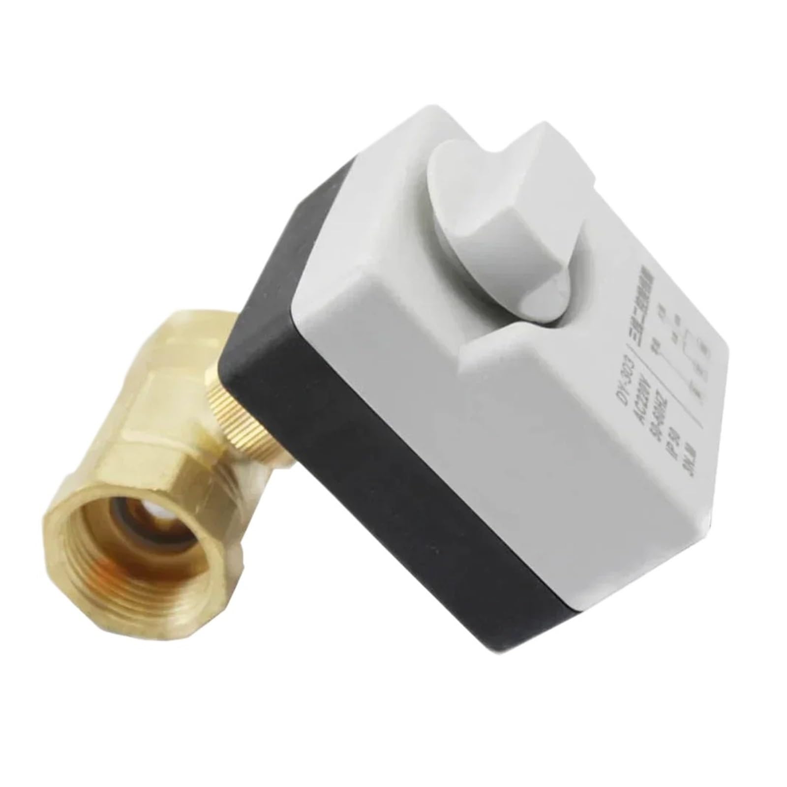 Vanne à boisseau sphérique électrique AC220V DN15 laiton réglable actionneur climatisation