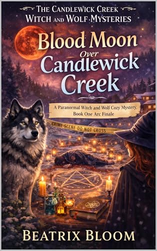 Blood Moon Over Candlewick Creek: A Paranormal Witch and Wolf Cozy Mystery, Book One Arc Finale