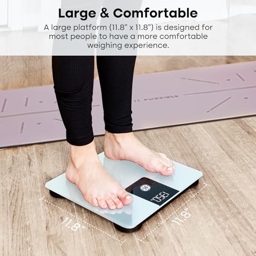 GE Bathroom Scale for Body Weight, Digital Weight Scales 500lbs Heavy Duty - image 5