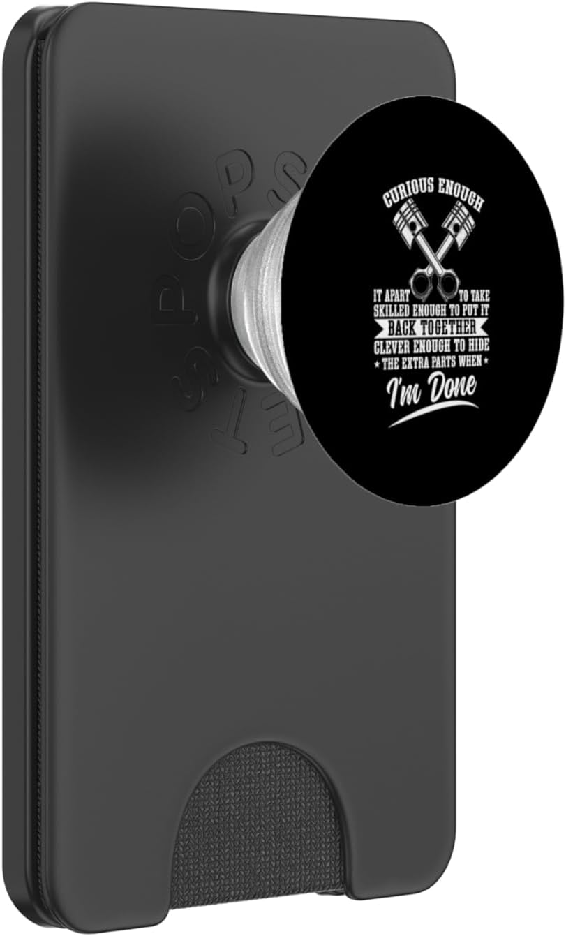 Garage Mechanic Auto Car Guy Technician Vehicle Repair PopSockets PopWallet for MagSafe