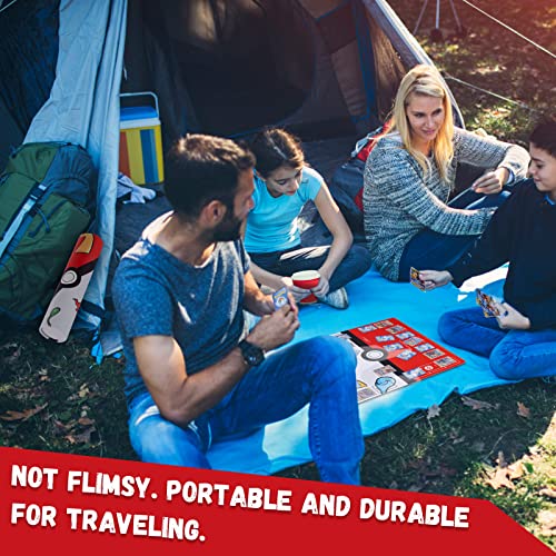 Biouai Playmat For Trading Card Game - 2 Player Trainer Mat For Game With Carry Case Tube(Black) #TOP1