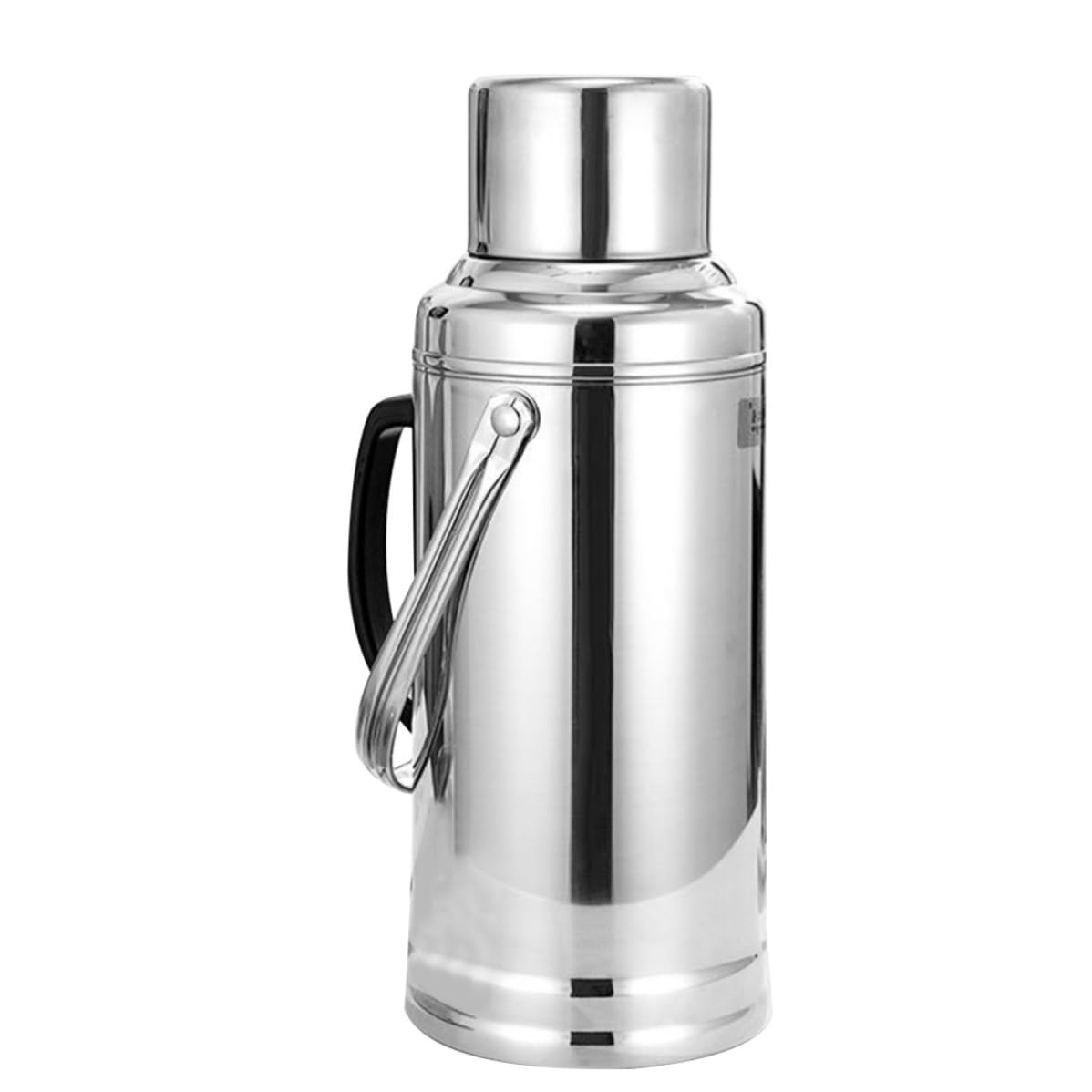 Borraccia Termica in Acciaio Inossidabile da 3,2l Isolamento Sottovuoto, Design Semplice e Capacità Grande per Mantenere Temperatura Bevande Fredde e Calde