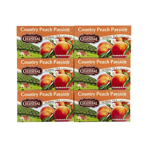 Celestial Seasonings Herb Tea Ctry Peach Passn 20 Bag