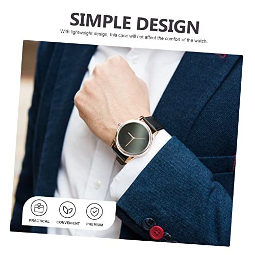 BUTIFULSIC Watch Case Watches Protection Accessory Rain Chains Extra Protective Watch Case Anti-shocking Watch Case Anti-scratch Watch Protector Watch Ring Major Protective Film Tpu