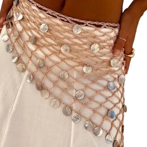 Falda elegante y hueca de cintura alta suave para vacaciones de primavera