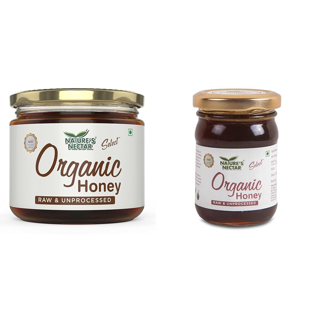 Nature's Nectar Certified Organic honey 400g NMR Tested + Nature's Nectar Certified Organic honey 150g NMR Tested
