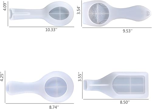 Miniatura 2 de Moldes de silicona para resina,Soporte de cuchara de cristal epoxi molde,Soporte de joyería de reposo de utensilios,Molde de silicona para