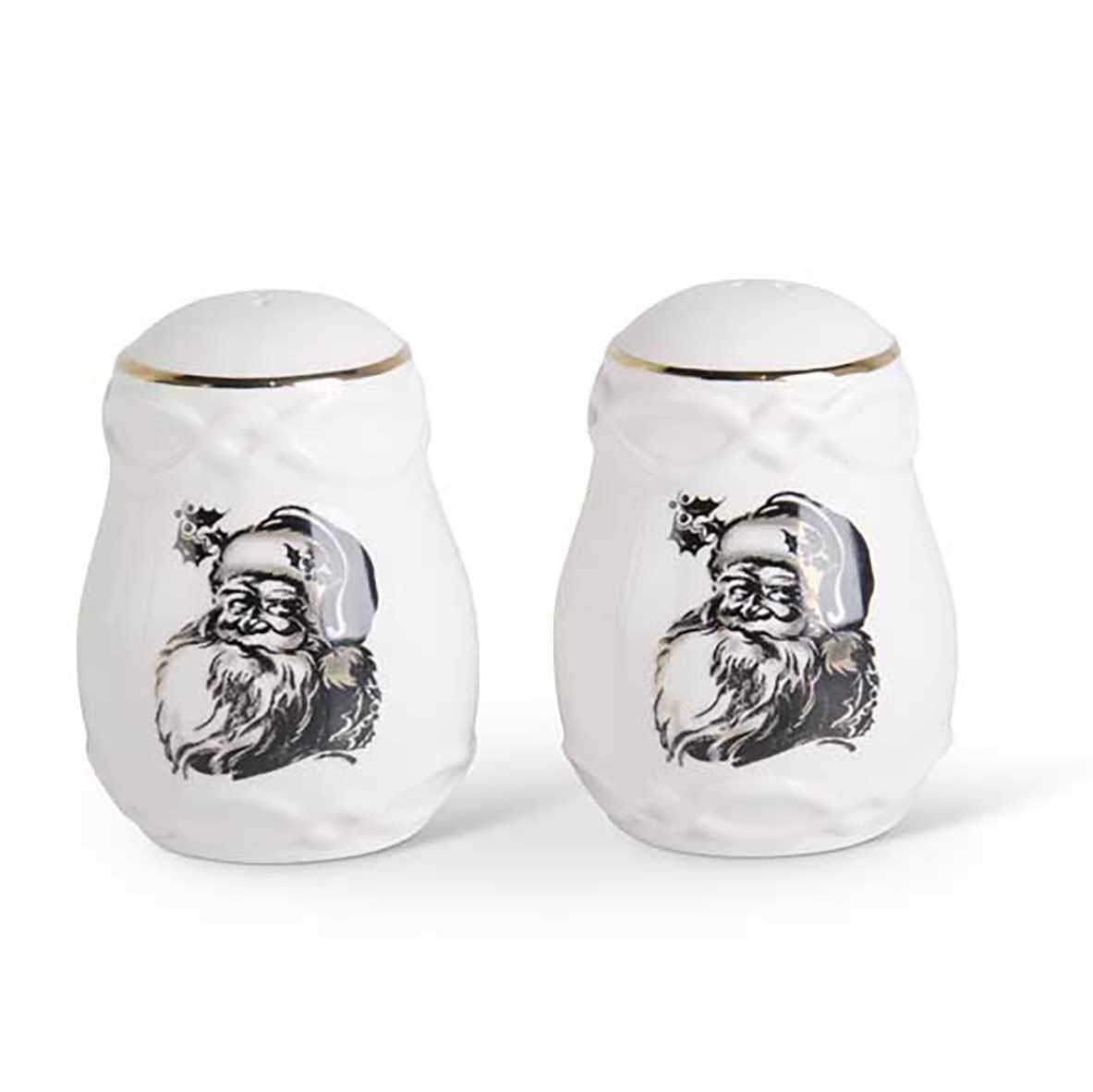 Salière poivrière céramique blanche K&K Interiors 9.5cm contre humidité