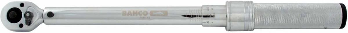 Bahco 7455-300 BH7455-300 Metric/Imperial Mechanical Torque Wrench, Silver, 1/2-Inch, 60-300 nm