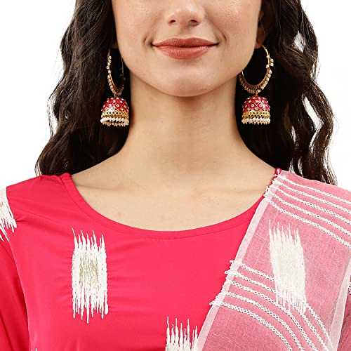 Image of NAINVISH Crepe Kurti Pant & Dupatta | Kurta Set for Women | Women Kurta Pant Dupatta Set | Kurta Pant with Dupatta Set | Printed Kurta Pant Dupatta Set