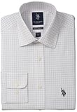 U.S. Polo Assn. Men's Tattersal Semi Spread Collar Dress Shirt